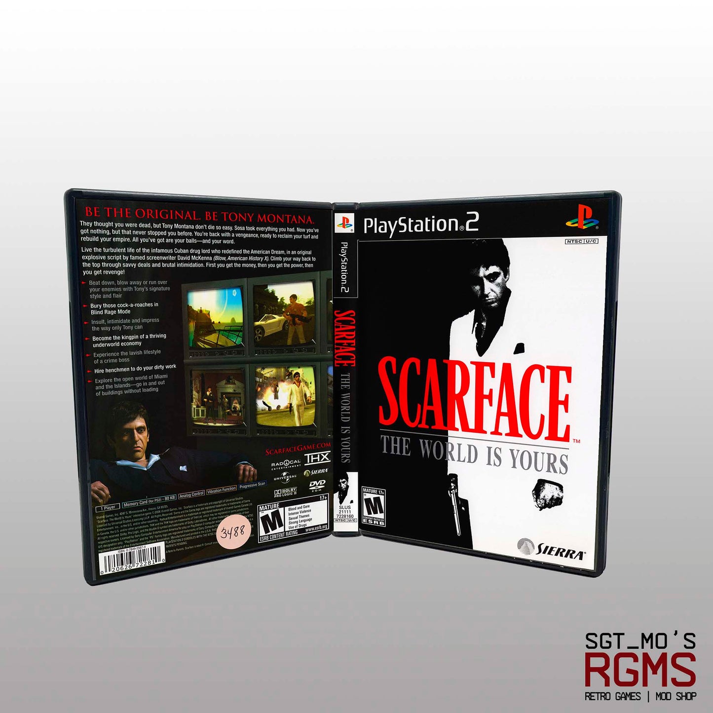 PS2 - NO GAME - Scarface