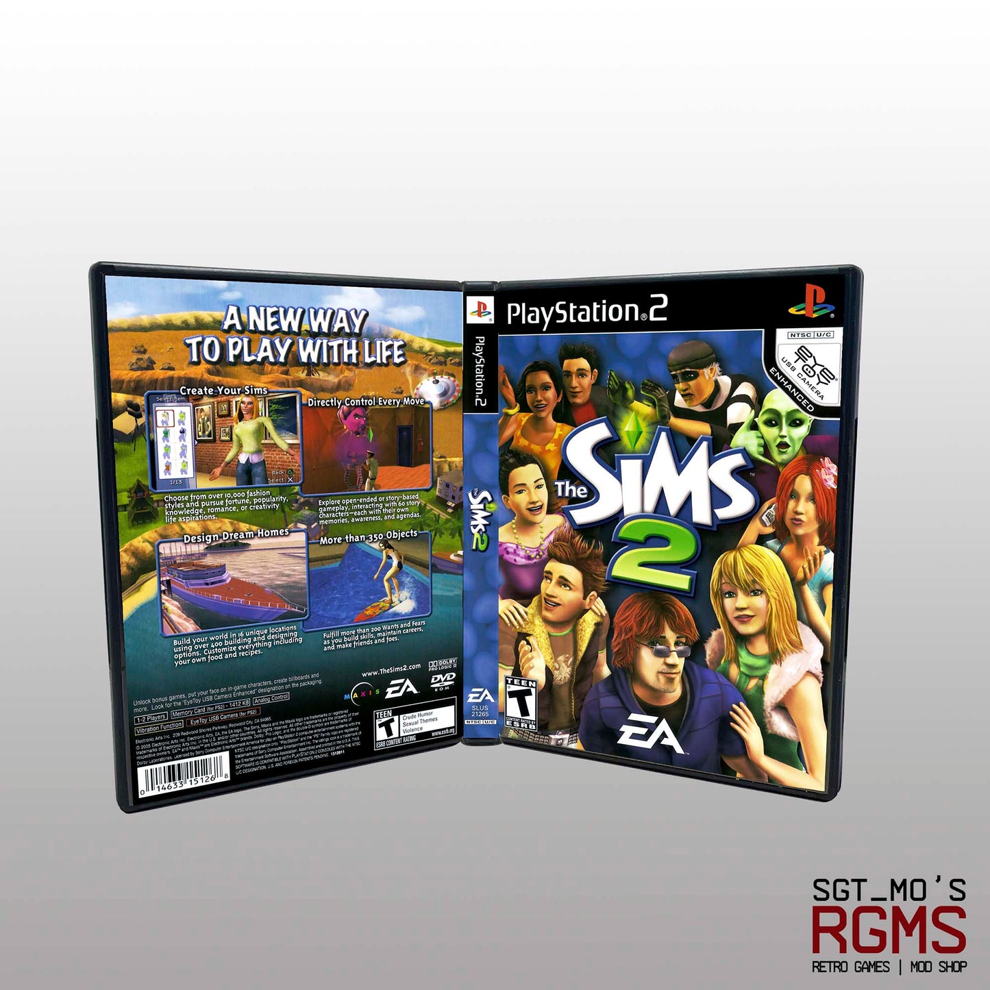 PS2 - NO GAME - Sims 2, The