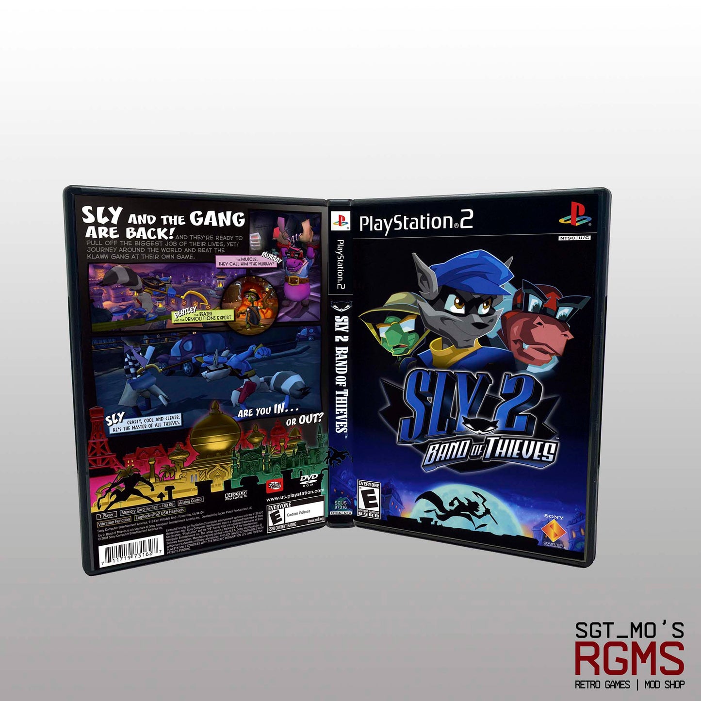 PS2 - NO GAME - Sly 2 Band of Thieves