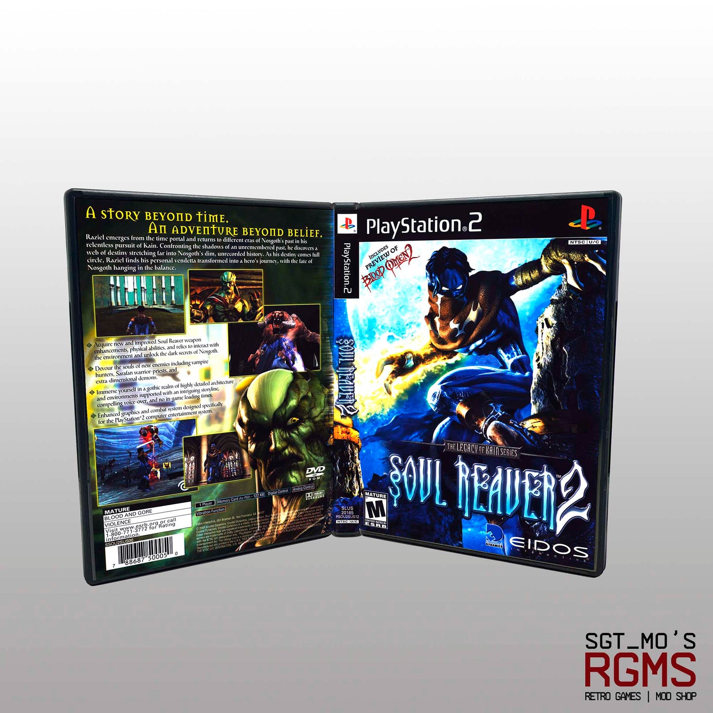 PS2 - NO GAME - Soul Reaver 2