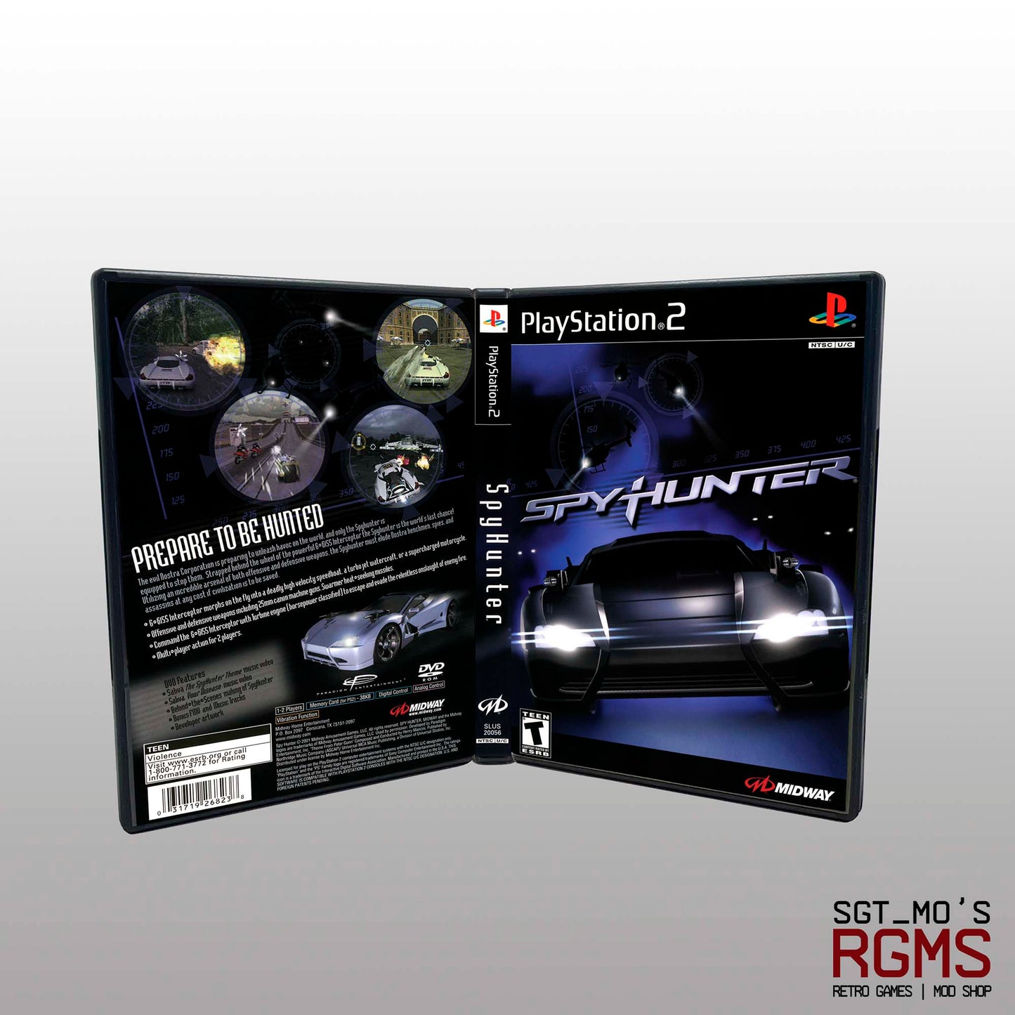 PS2 - NO GAME - SpyHunter