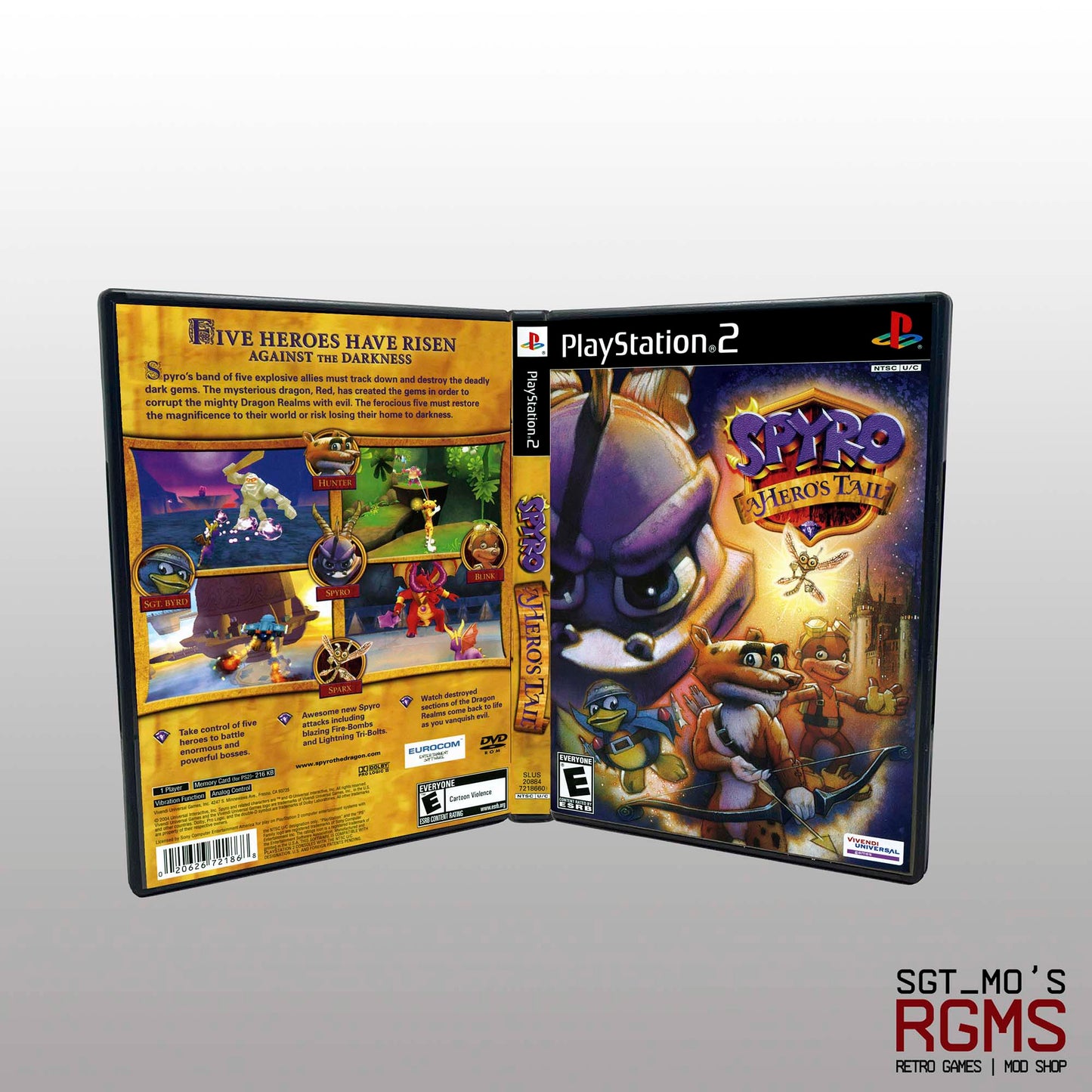 PS2 - NO GAME - Spyro - A Hero's Tail