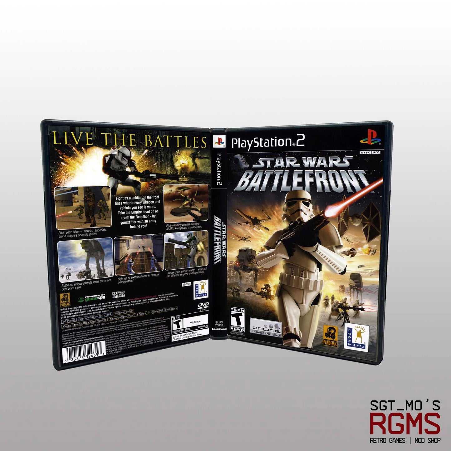 PS2 - NO GAME - Star Wars - Battlefront