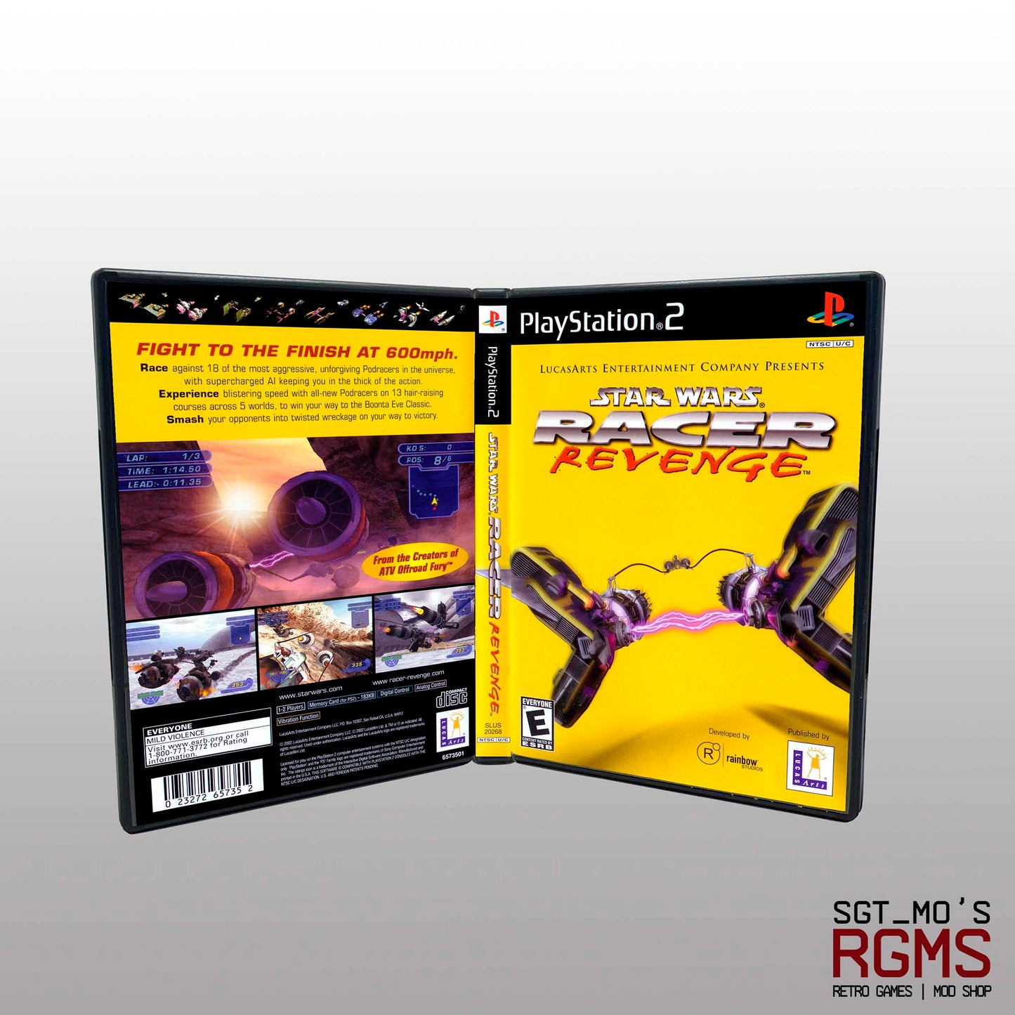 PS2 - NO GAME - Star Wars - Racer Revenge