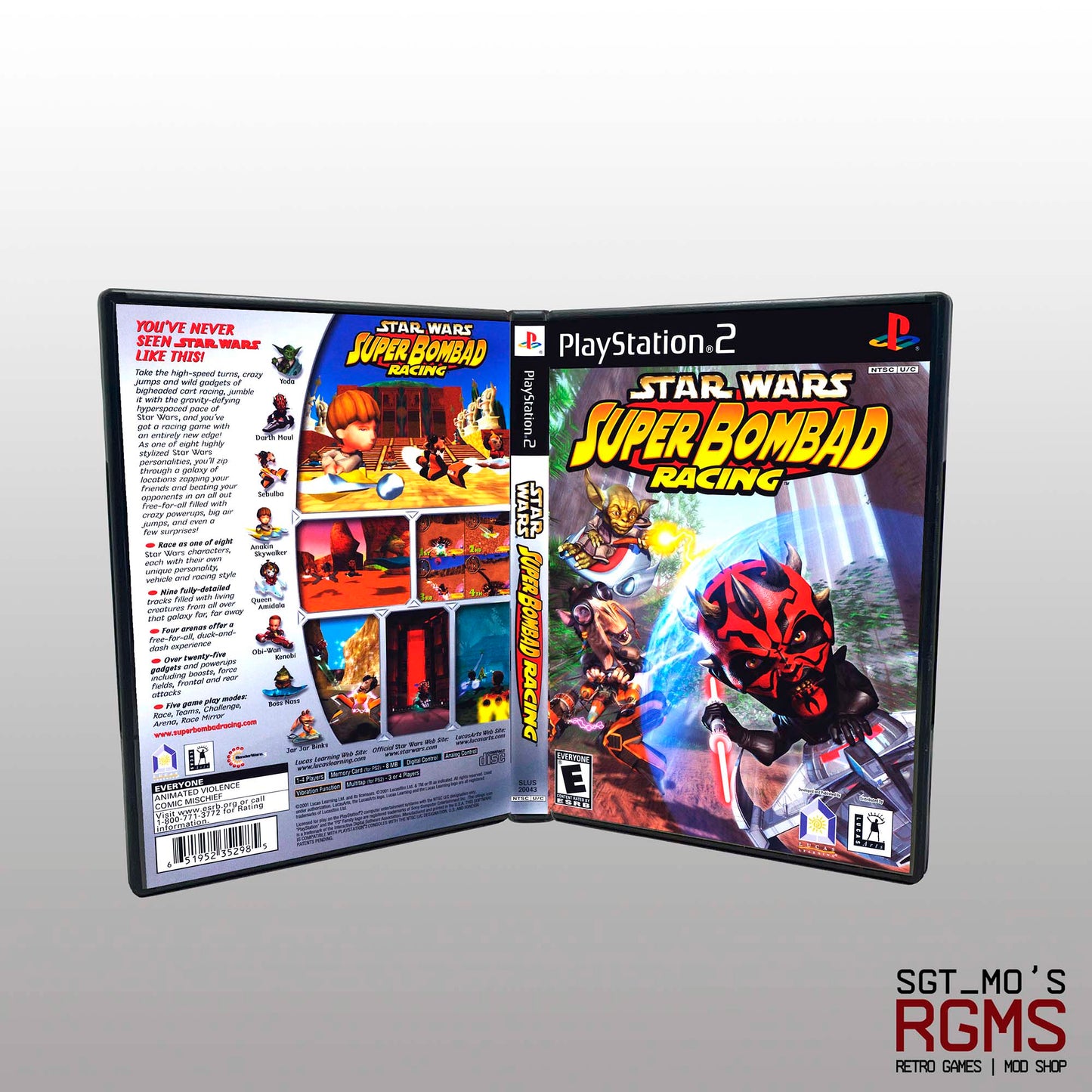 PS2 - NO GAME - Star Wars - Super Bombard Racing