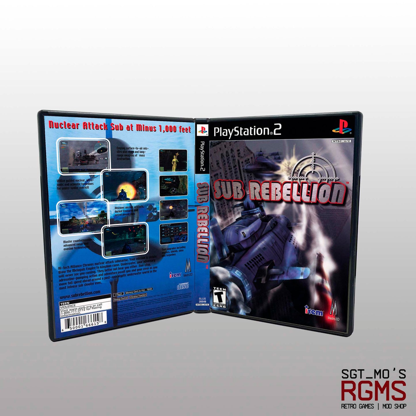 PS2 - NO GAME - Sub Rebellion