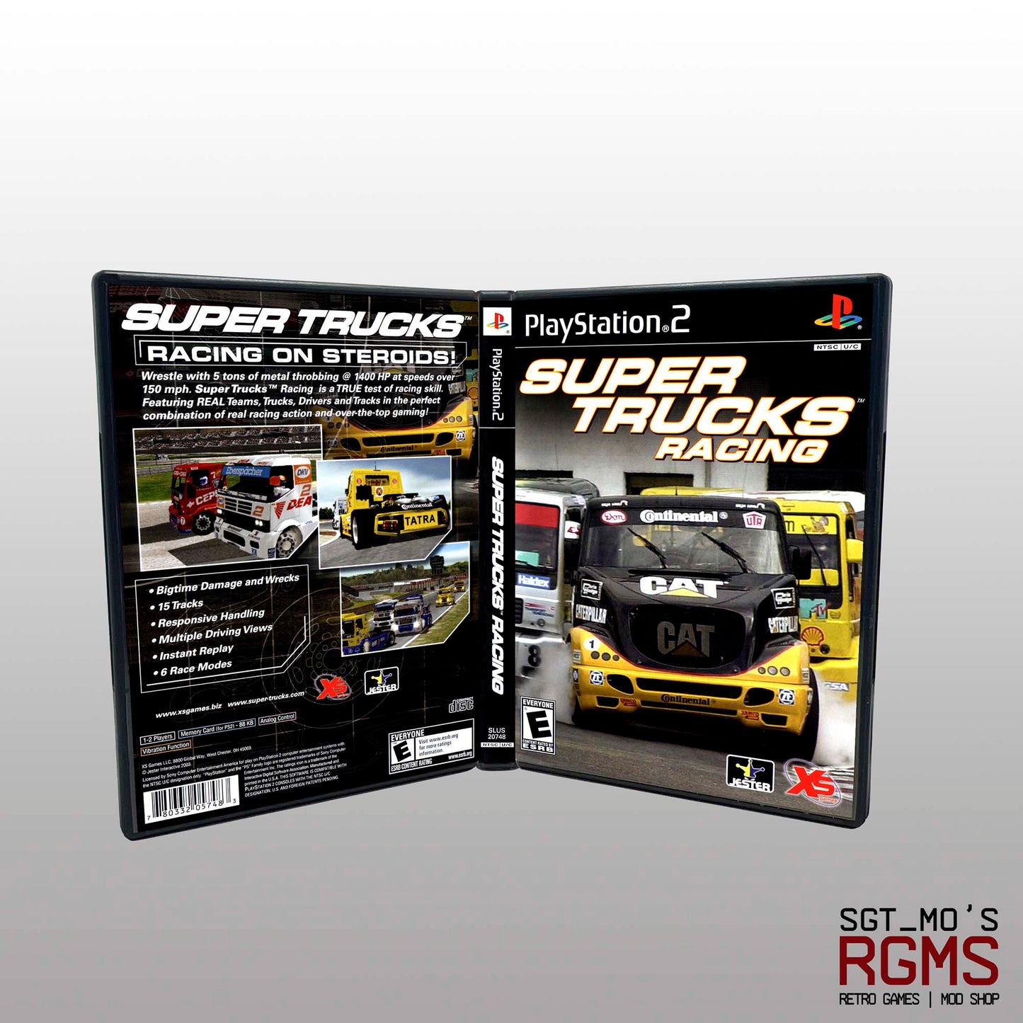 PS2 - NO GAME - Super Trucks Racing