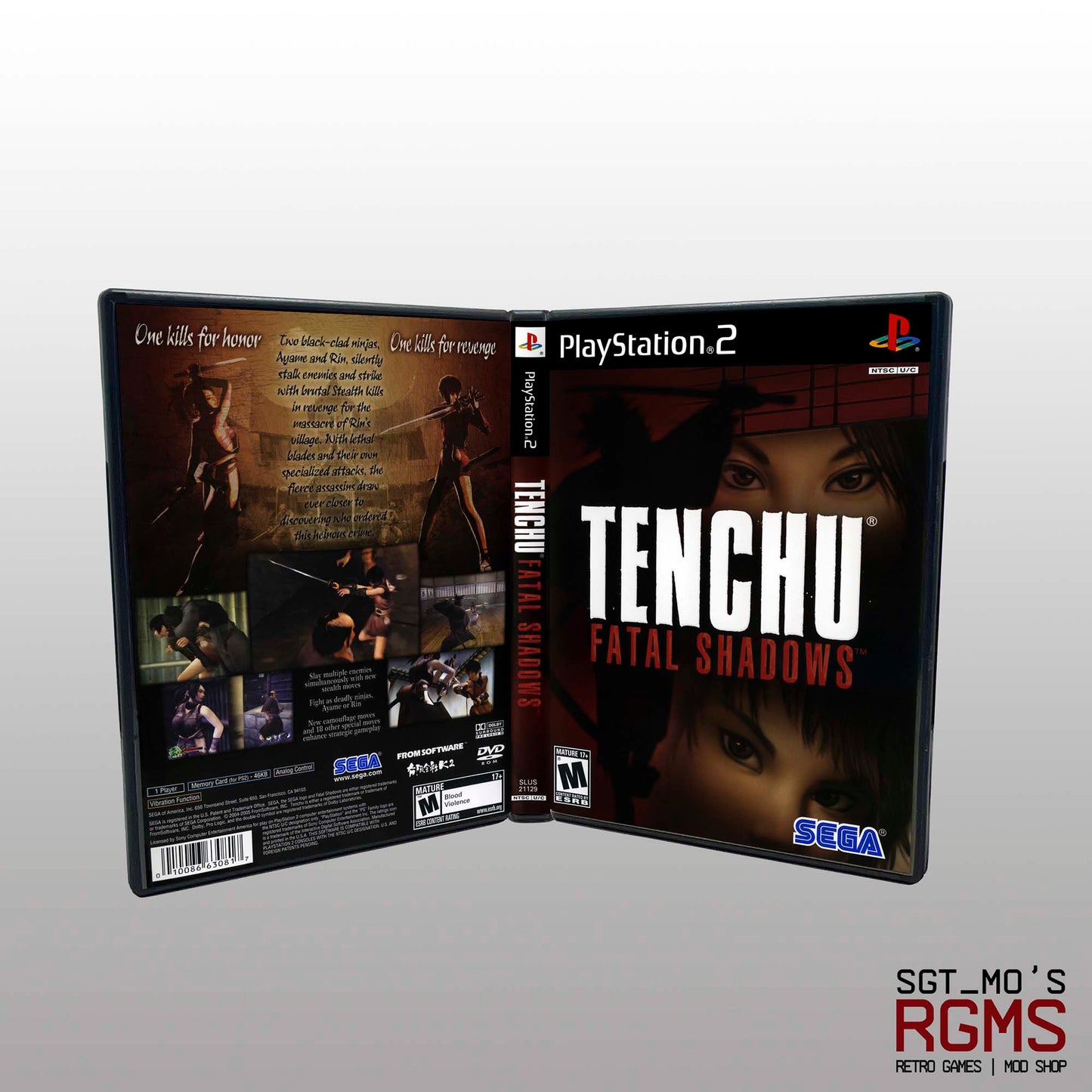 PS2 - NO GAME - Tenchu - Fatal Shadows