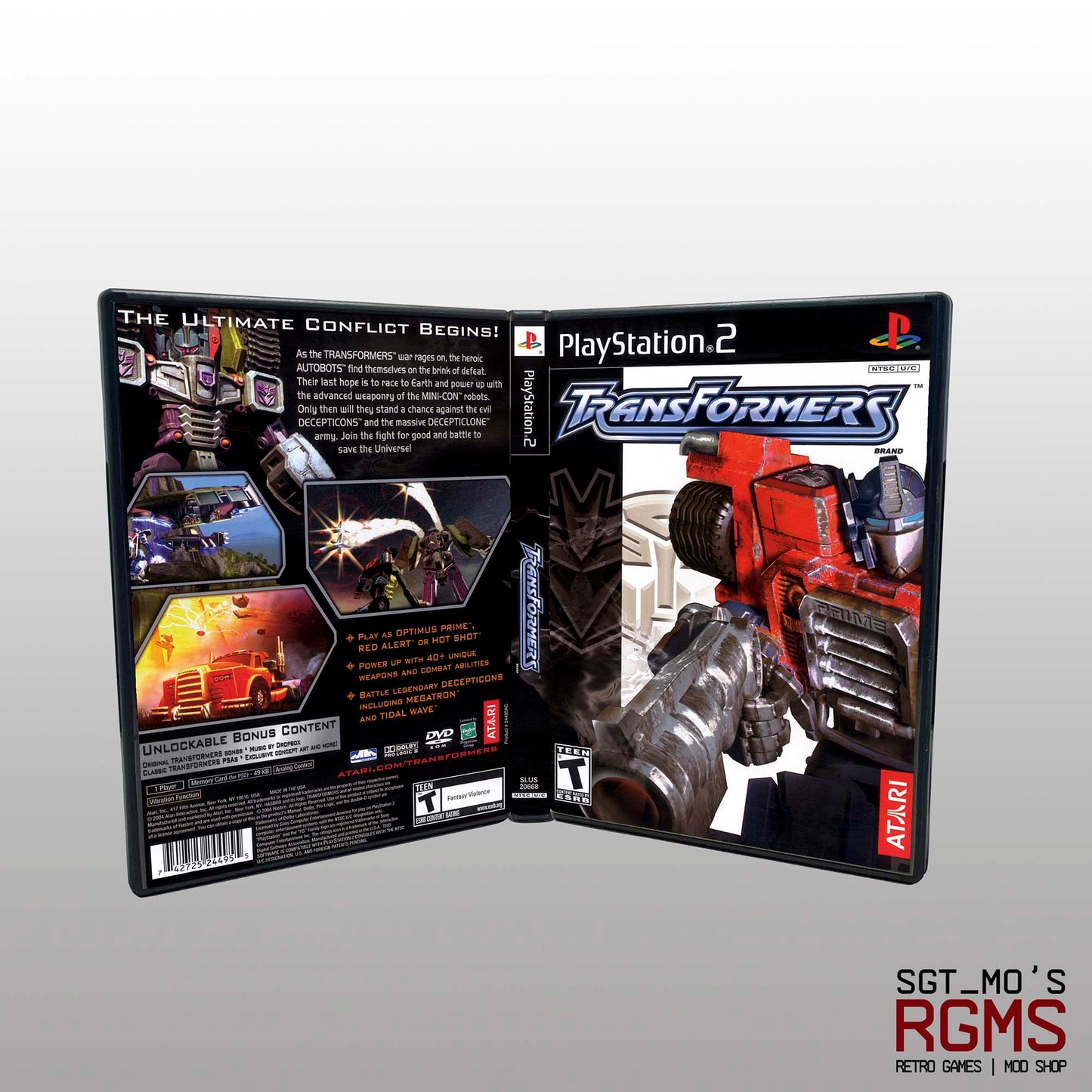 PS2 - NO GAME - Transformers