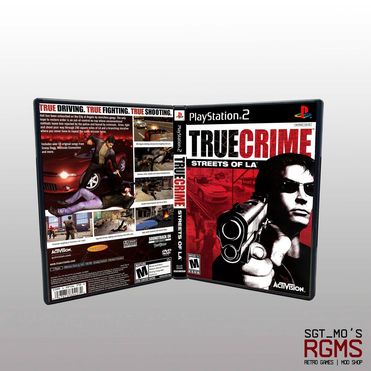 PS2 - NO GAME - True Crime - Streets of LA