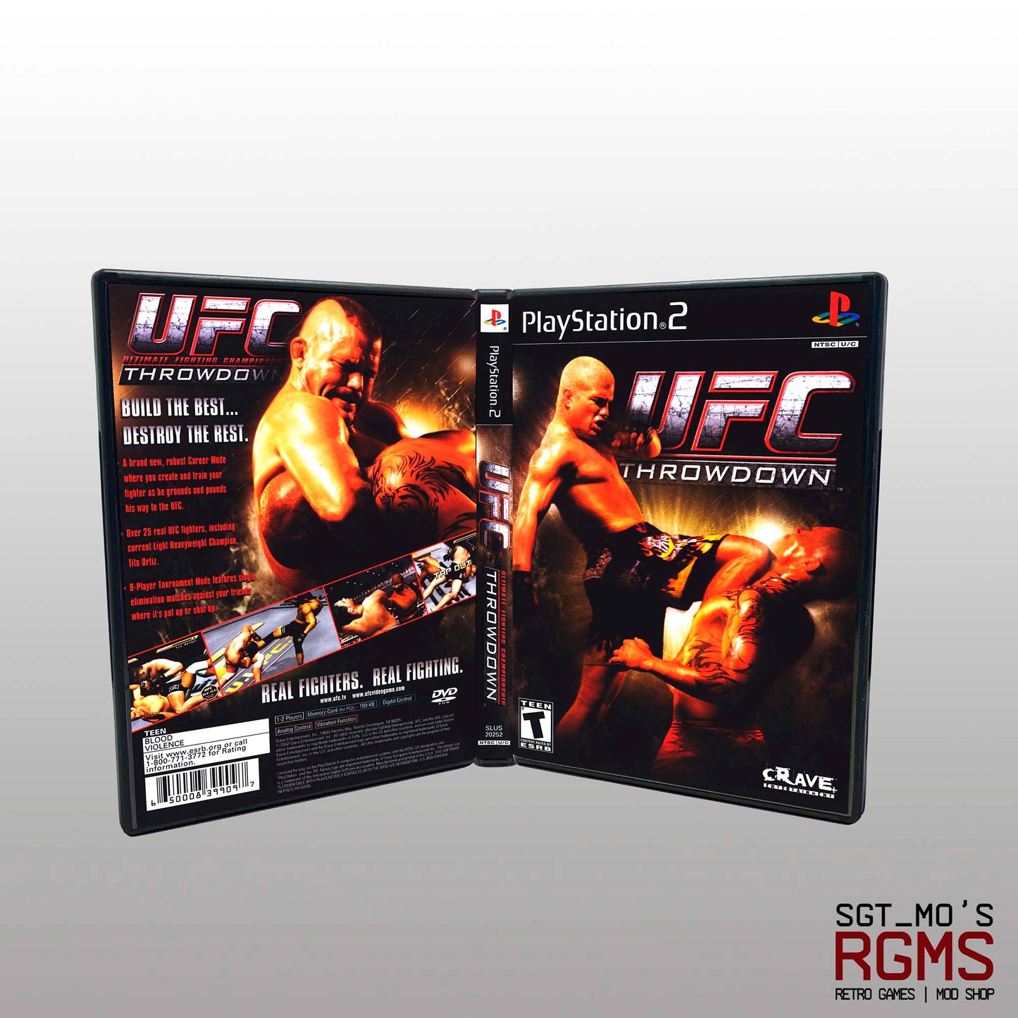 PS2 - NO GAME - UFC Throwdown