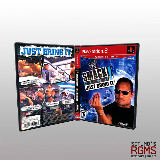PS2 - NO GAME - WWE Smackdown! - Just Bring It GH