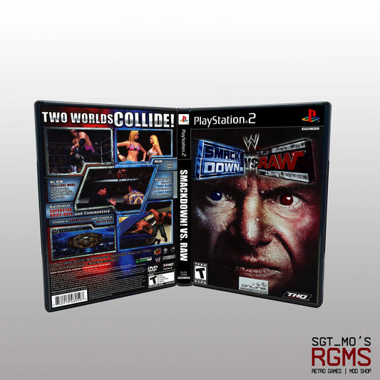PS2 - NO GAME - WWE Smackdown! Vs Raw