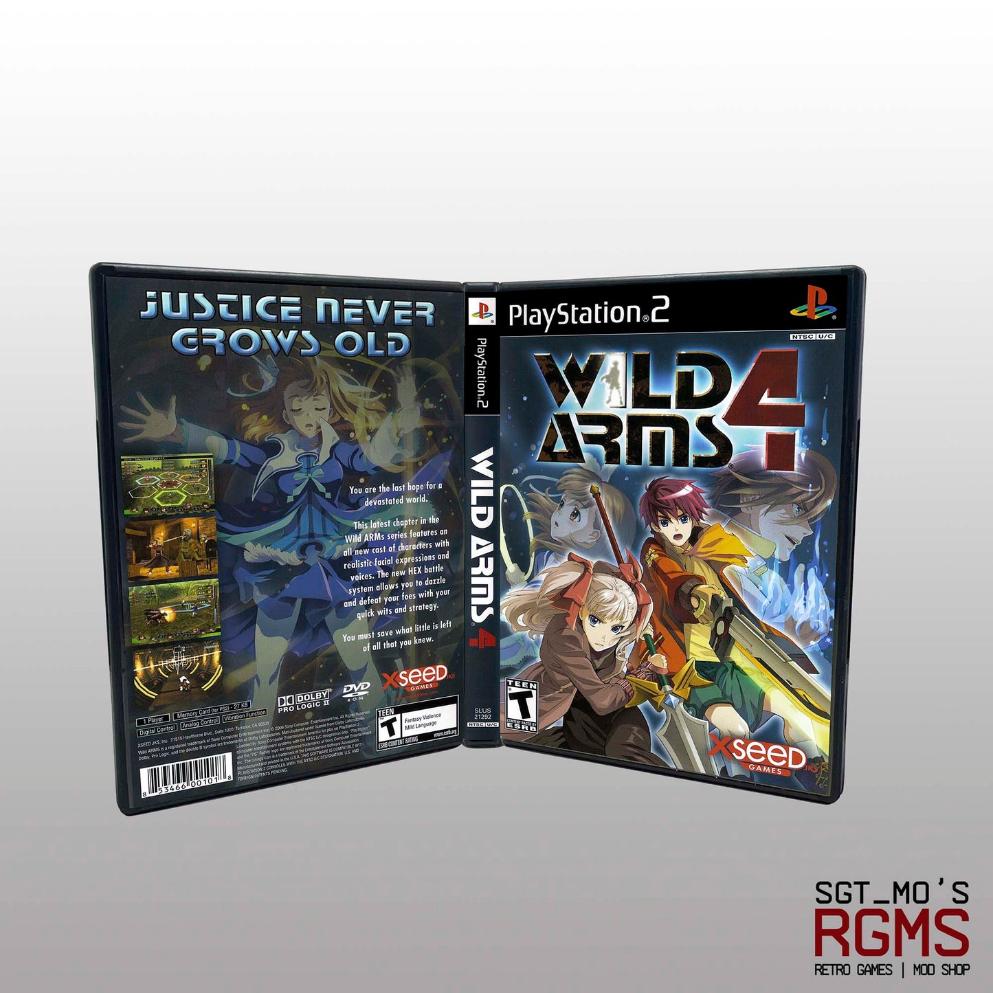PS2 - NO GAME - Wild Arms 4