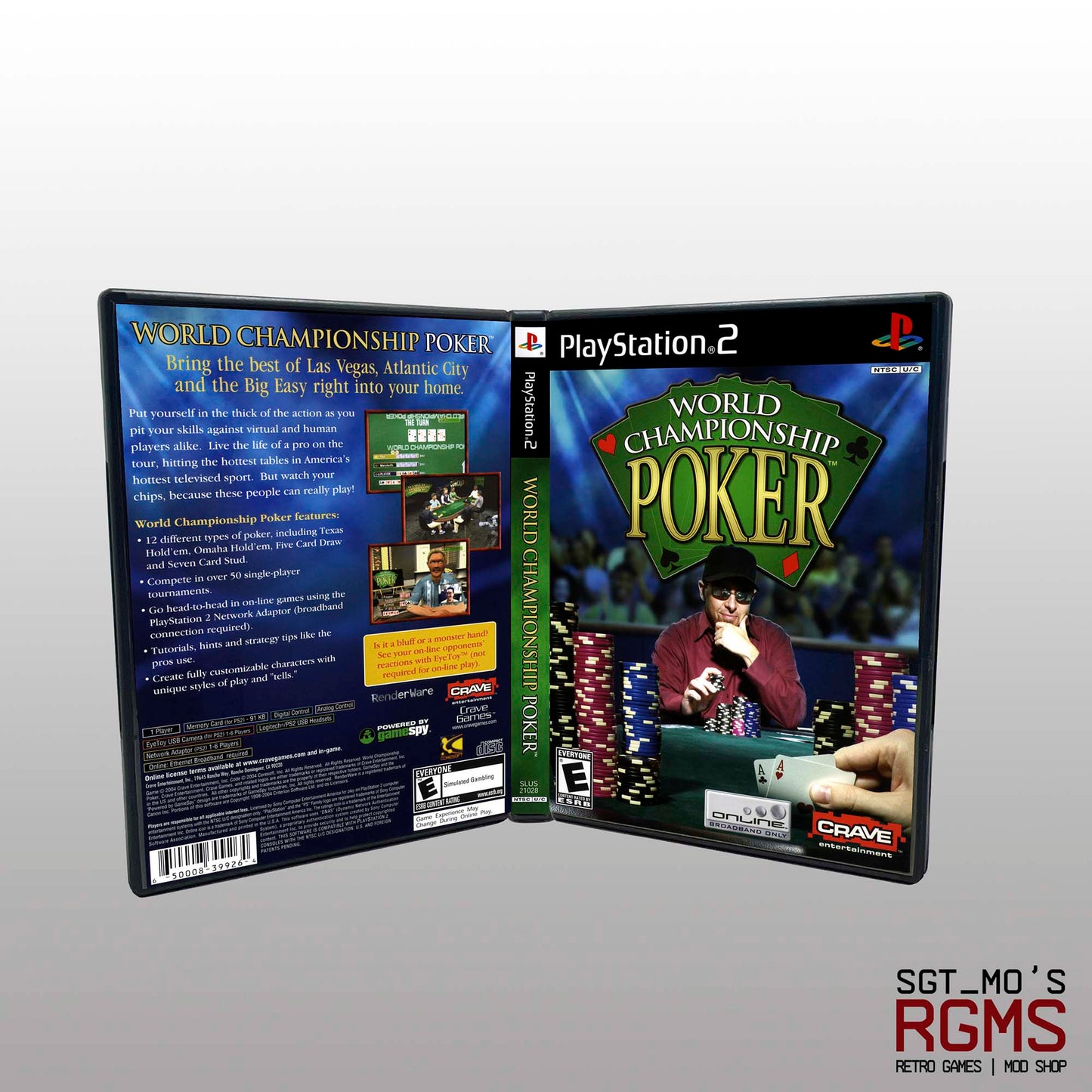 PS2 - NO GAME - World Championship Poker