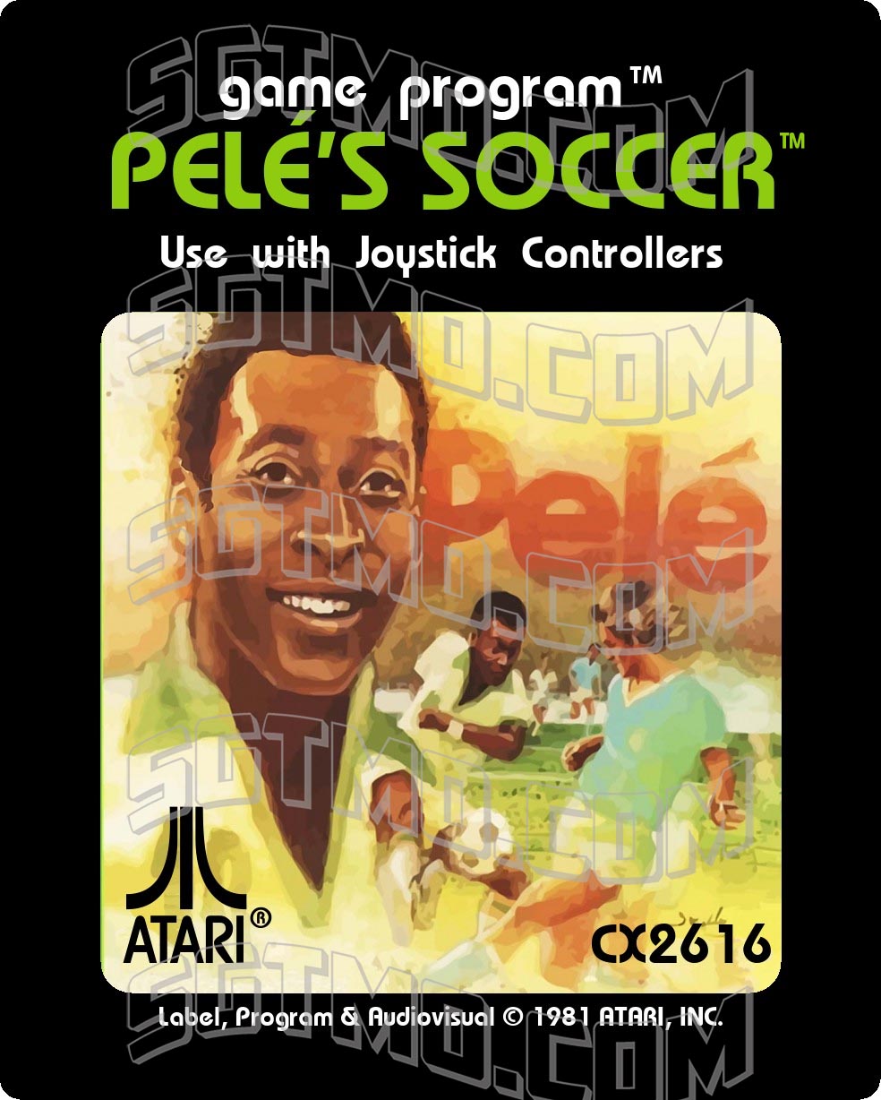 Atari 2600 Label - Pele's Soccer