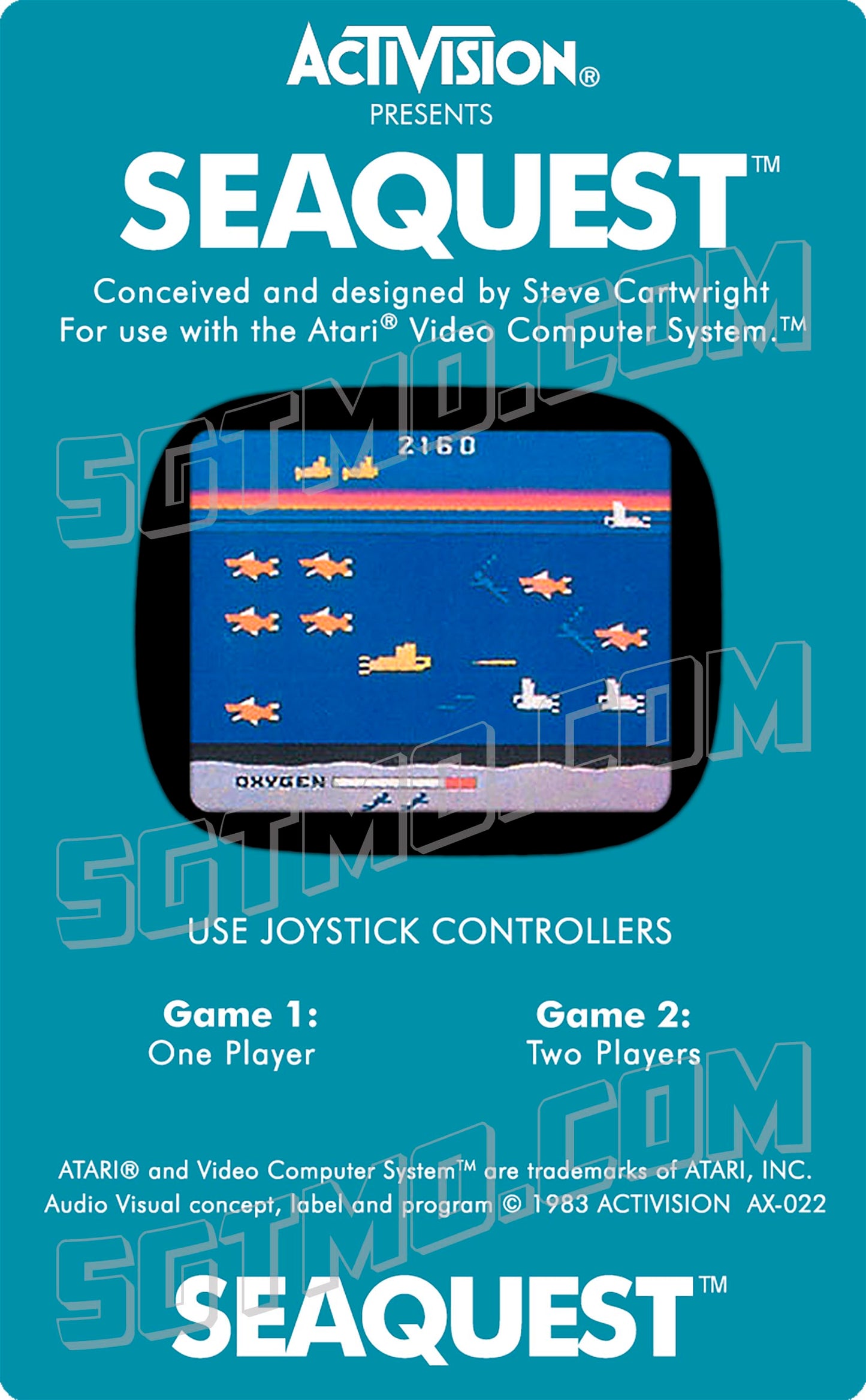 Atari 2600 Label - Seaquest