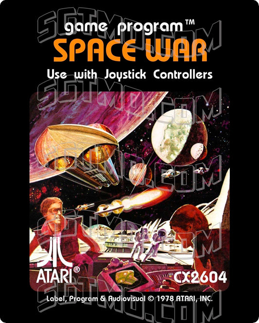 Atari 2600 Label - Space War