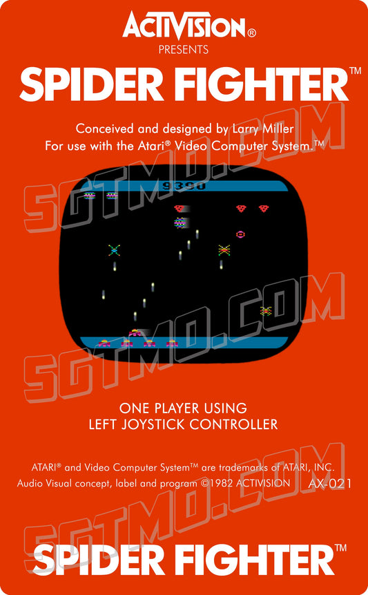 Atari 2600 Label - Spider Fighter