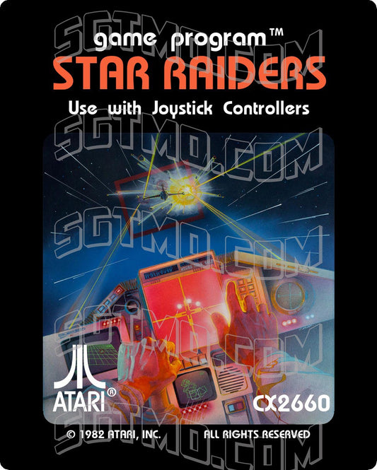 Atari 2600 Label - Star Raiders