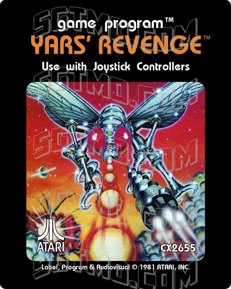 Atari 2600 Label - Yars' Revenge